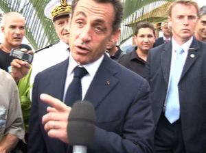 Sarkozy à la Réunio